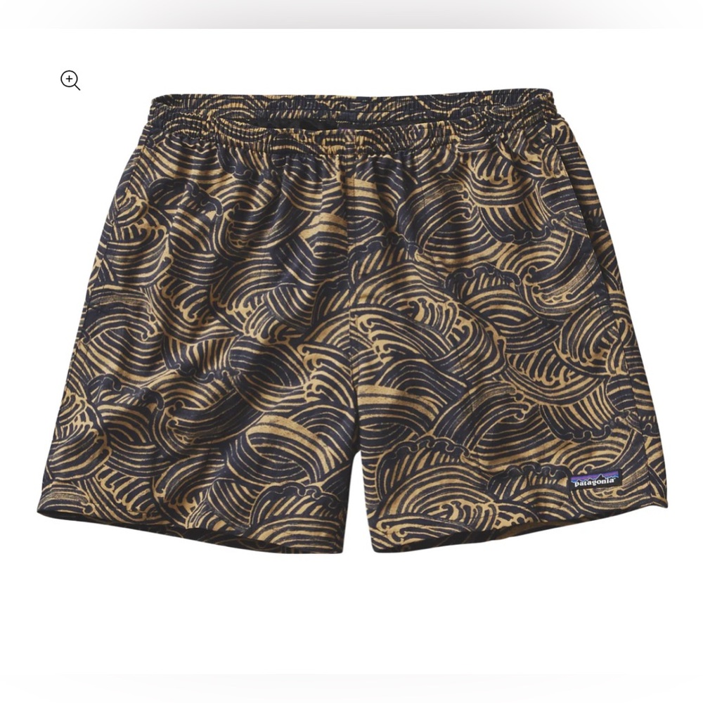 Patagonia Black and Gold Athletic Shorts
